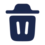 Trash Bin Trash SVG Icon